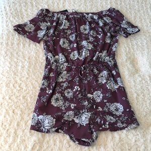 NWT Fashion Nova Off the Shoulder Romper